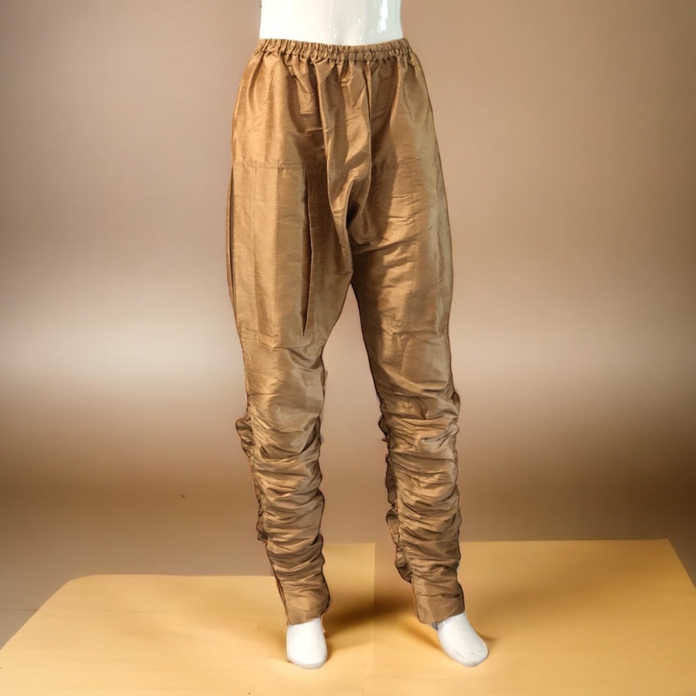 NWOT Golden Salwar Harem Pants